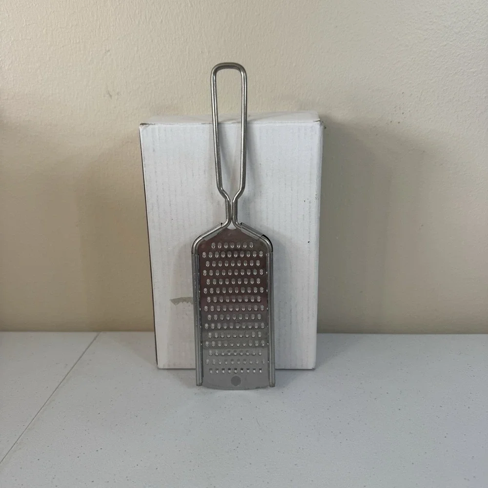 Vintage Foley Stainless Steel Hand Grater Zester Shredder Wire Loop Handle